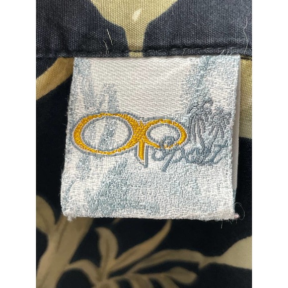 OP Sport Mens Vintage Hawaiian Casual Button Front Cotton Shirt Size Small - Picture 3 of 8